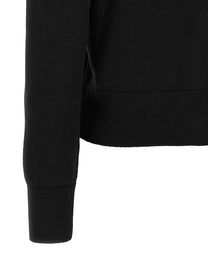 Ami Paris Ami De Coeur Cardigan Black