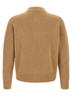 Ami Paris Ami De Cœur Cardigan Beige