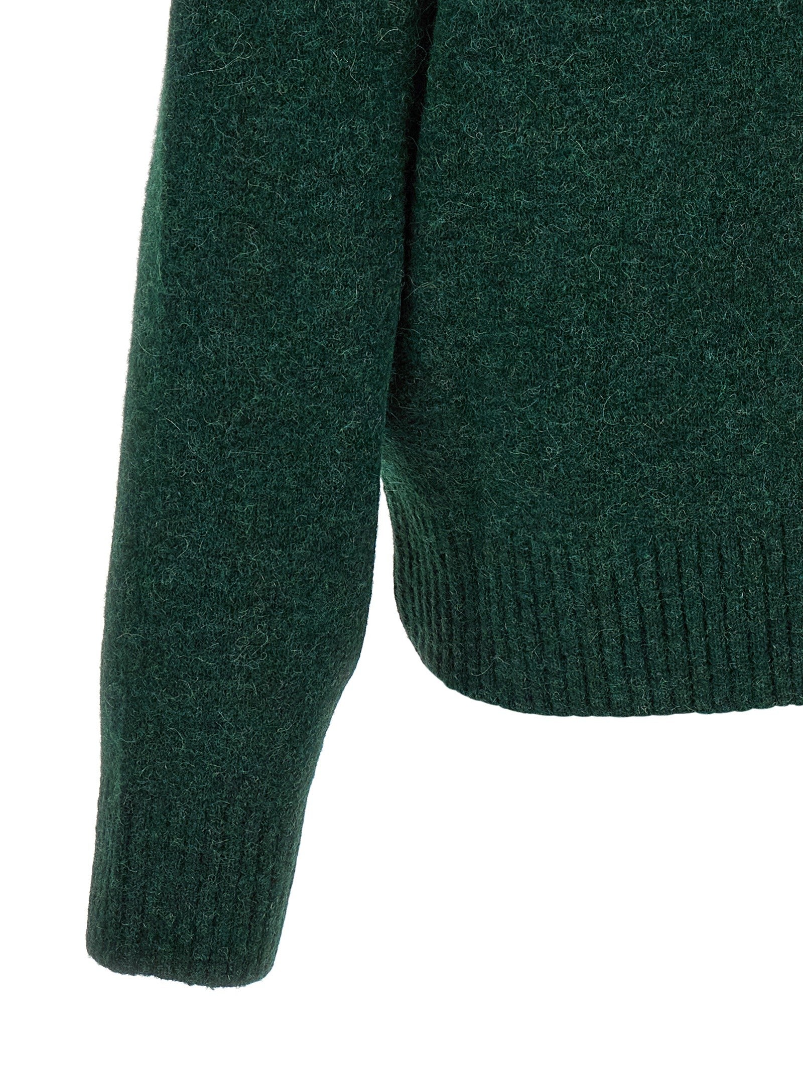 Ami Paris Ami De Coeur Cardigan Green