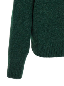 Ami Paris Ami De Coeur Cardigan Green