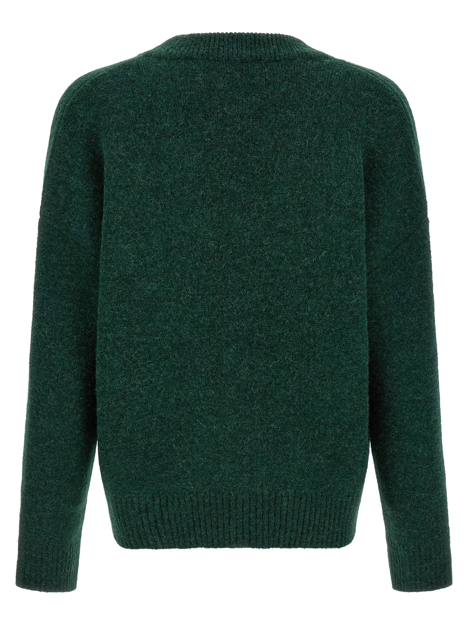 Ami Paris Ami De Coeur Cardigan Green