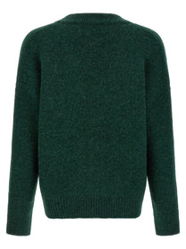 Ami Paris Ami De Coeur Cardigan Green