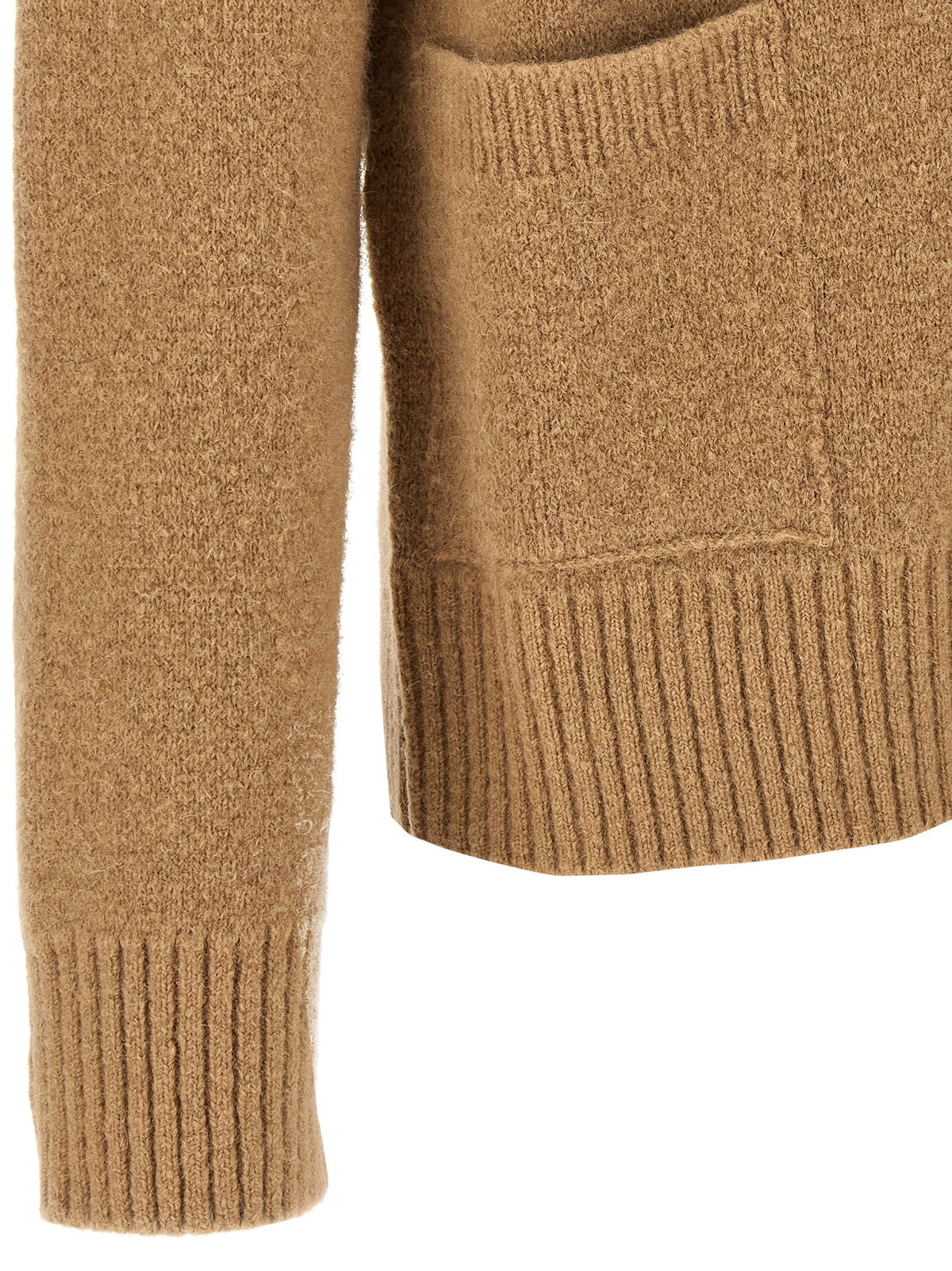 Ami Paris Ami De Cœur Cardigan Beige