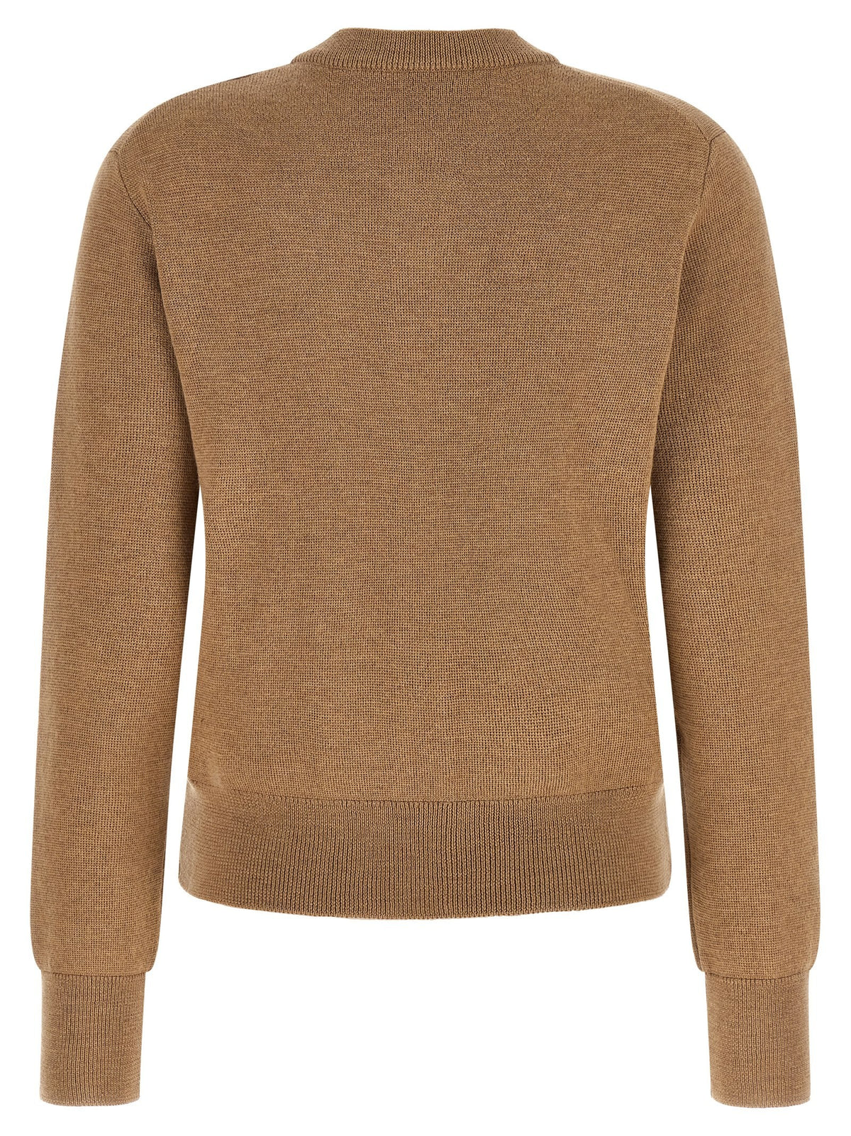 Ami Paris Ami De Coeur Cardigan Beige, view 2