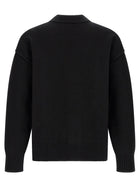 Ami Paris Ami De Coeur Cardigan Black