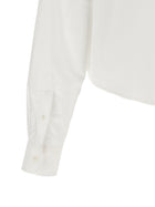 Ami Paris Ami De Coeur Cropped Shirt White, view 4