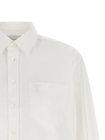Ami Paris Ami De Coeur Cropped Shirt White