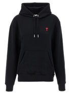 Ami Paris Ami De Coeur Hoodie Black