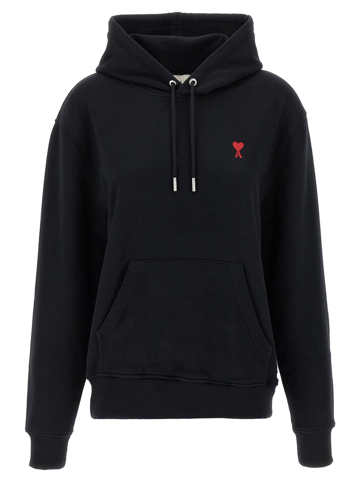 Ami Paris Ami De Coeur Hoodie Black