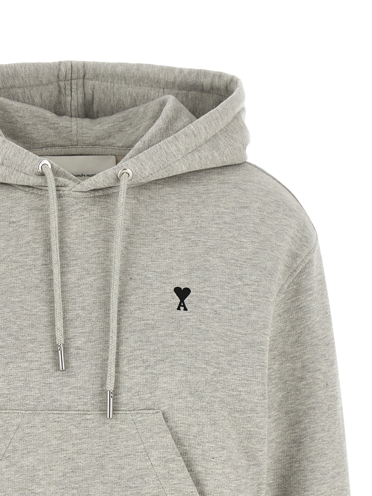 Ami Paris Ami De Cœur Hoodie Grey, view 3