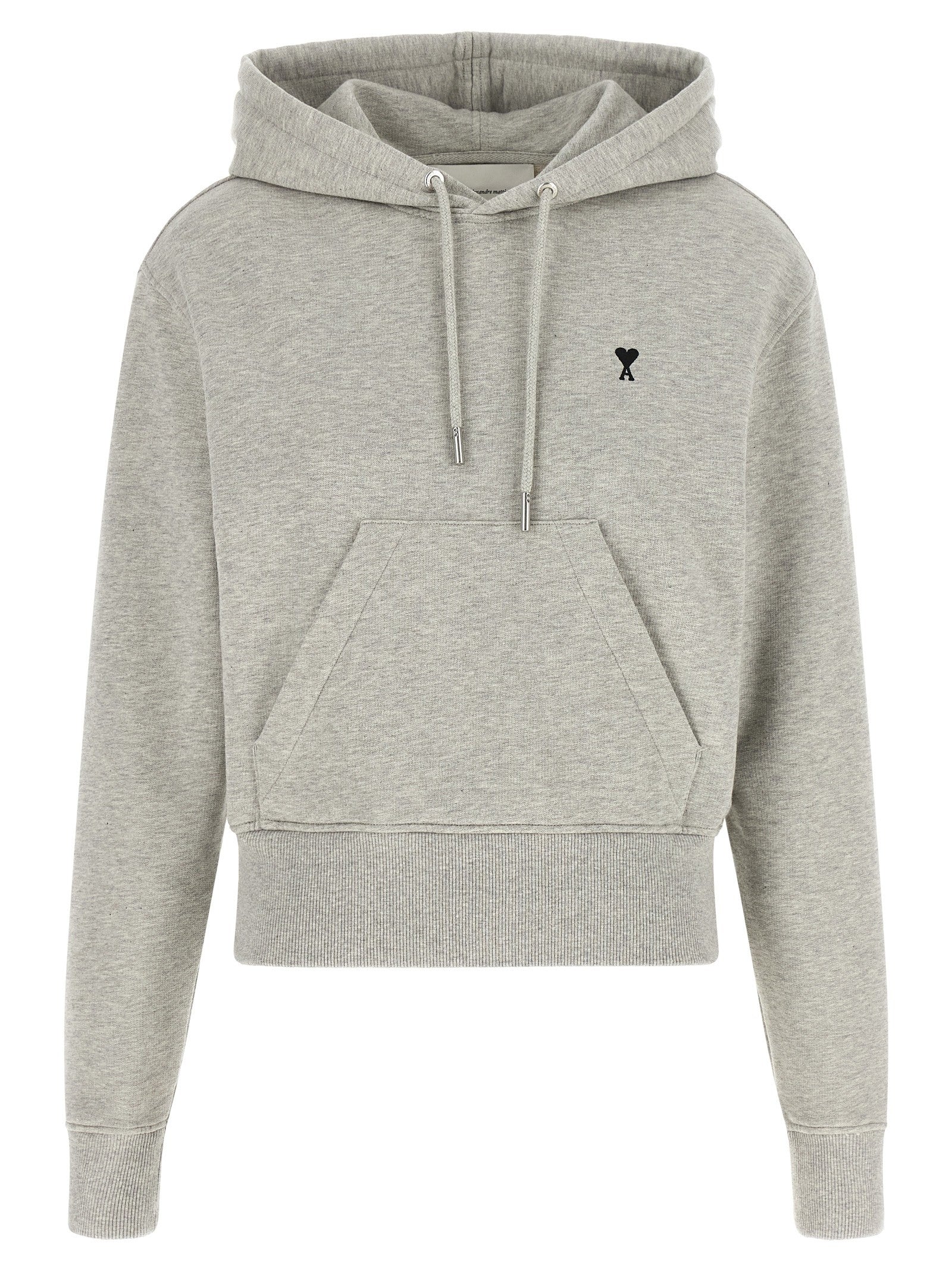 Ami Paris Ami De Cœur Hoodie Grey