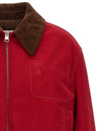 Ami Paris Ami De Coeur Jacket Red, view 3