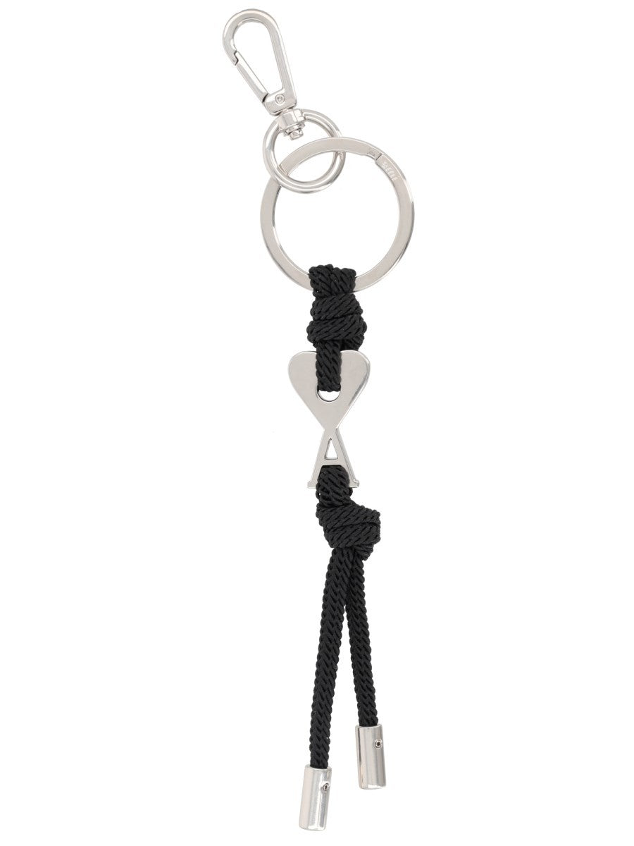 Ami Paris Unisex Ami DE Coeur Keychain Silver