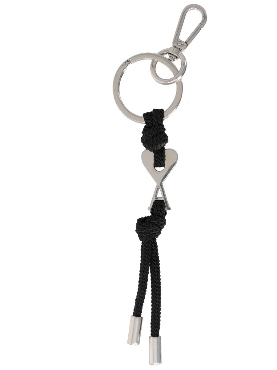 Ami Paris Unisex Ami DE Coeur Keychain Silver