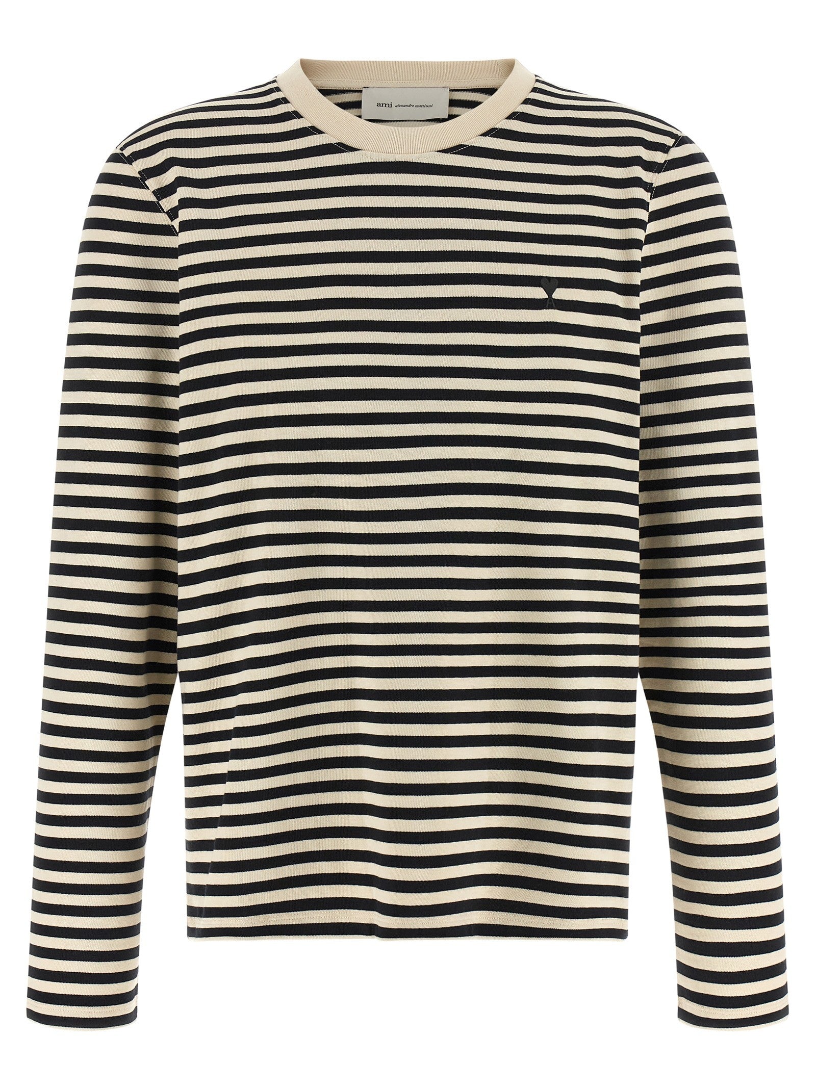 Ami Paris Ami De Coeur Marinière Shirt White
