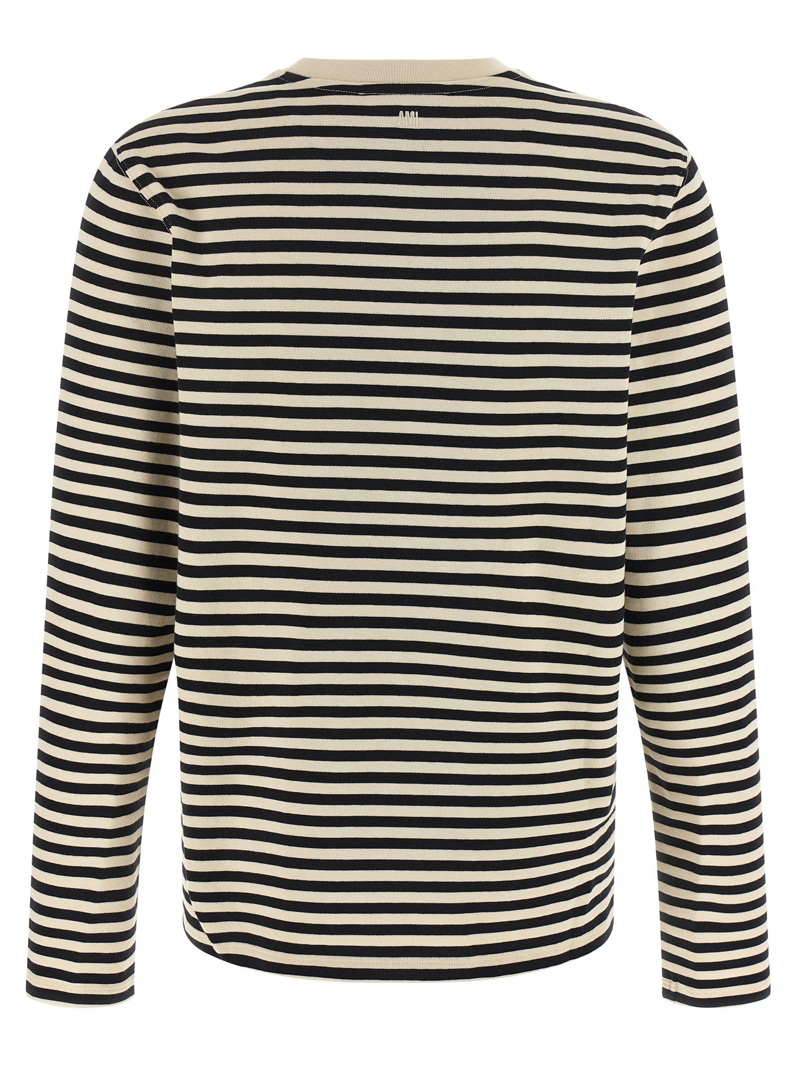 Ami Paris Ami De Coeur Marinière Shirt White