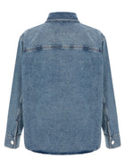 Ami Paris Ami De Coeur Overshirt Blue, view 2