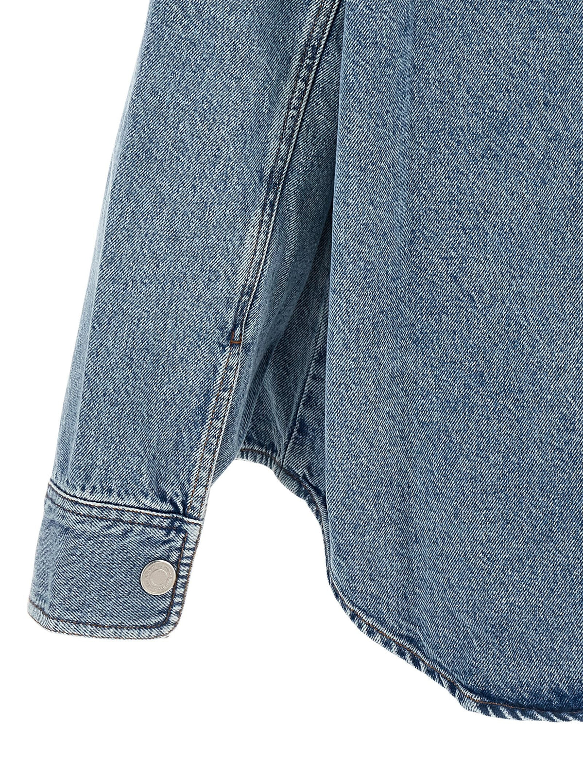 Ami Paris Ami De Coeur Overshirt Blue