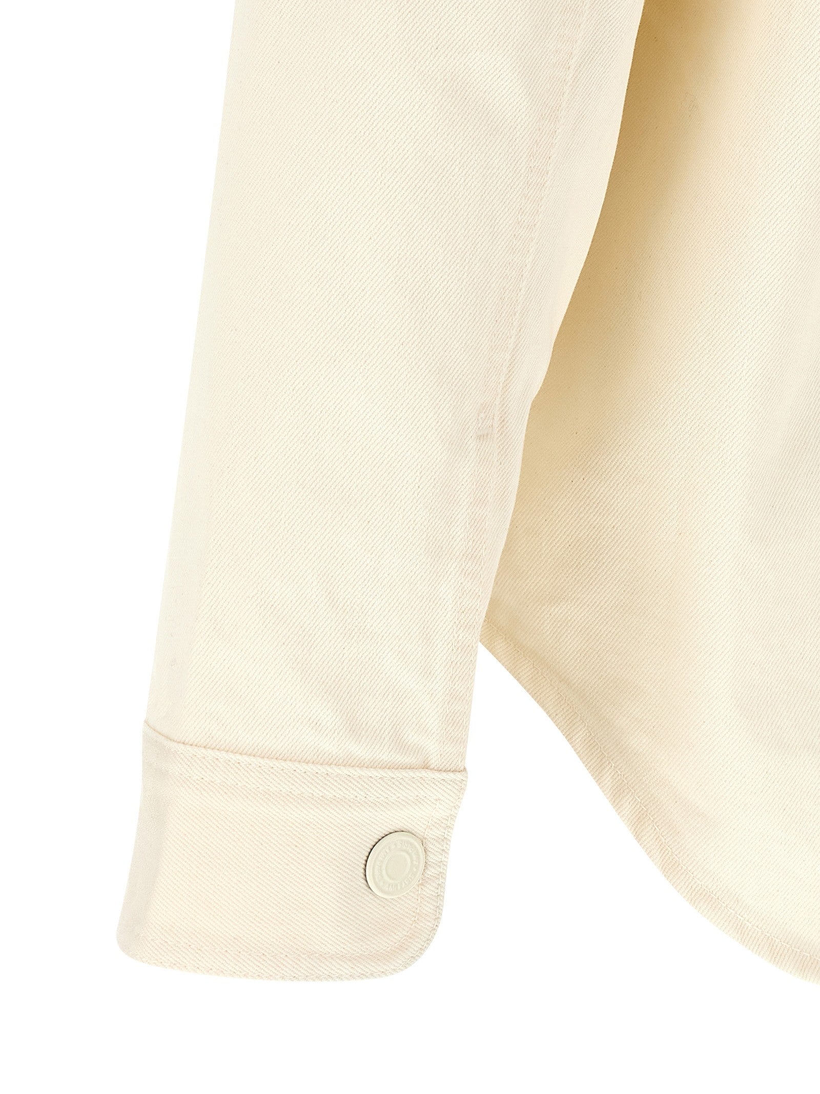 Ami Paris Ami De Coeur Overshirt Beige