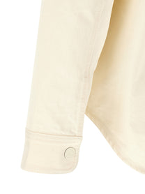 Ami Paris Ami De Coeur Overshirt Beige