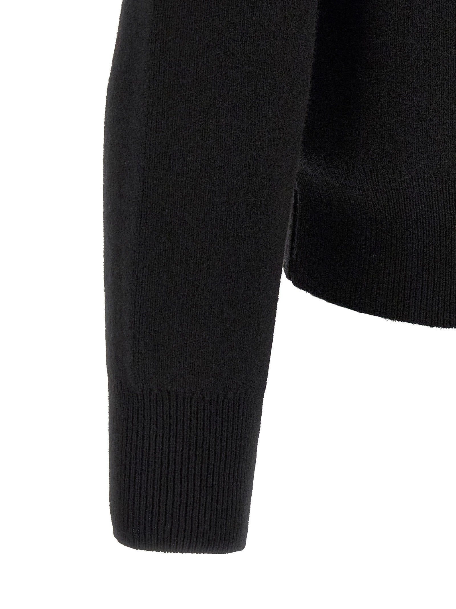 Ami Paris Ami De Cœur Patch Sweater Black