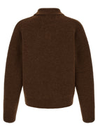 Ami Paris Ami De Coeur Polo Shirt Brown, view 2