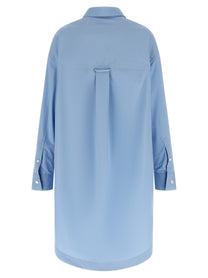Ami Paris Ami De Coeur Shirt Dress Blue