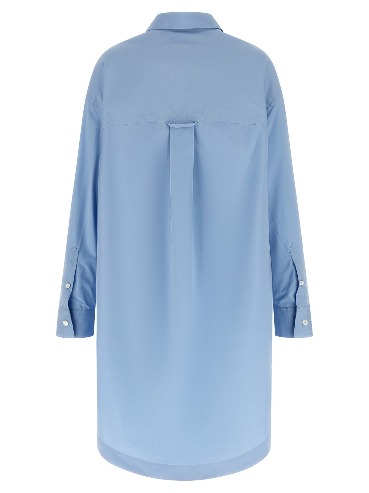 Ami Paris Ami De Coeur Shirt Dress Blue, view 2