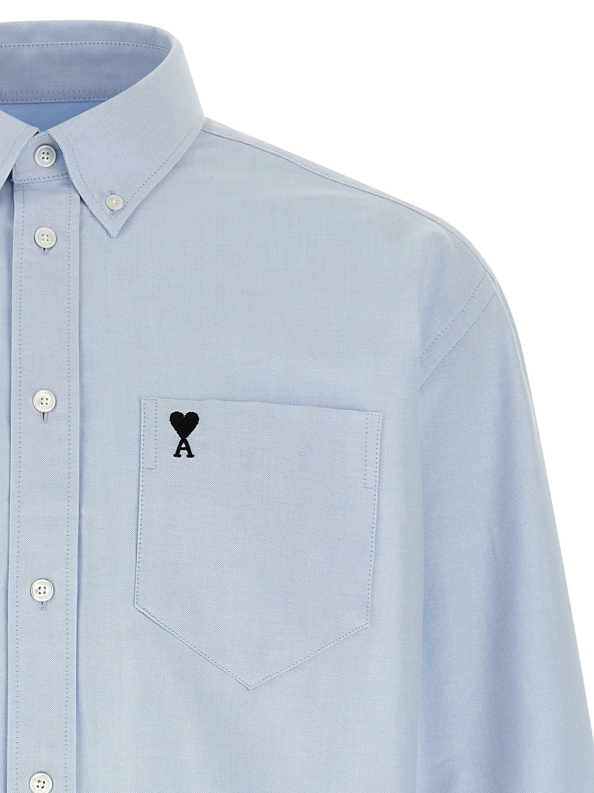 Ami Paris Ami De Coeur Shirt Blue, view 3