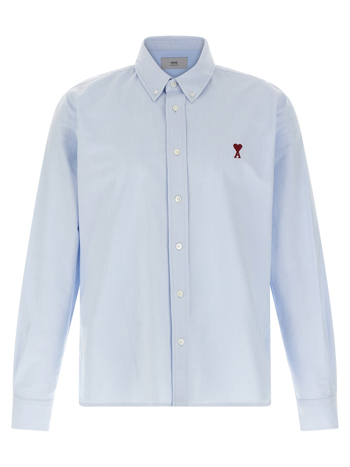 Ami Paris Ami De Coeur Shirt Blue