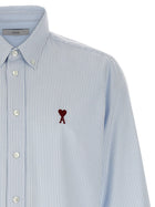 Ami Paris Ami De Coeur Shirt Blue, view 3