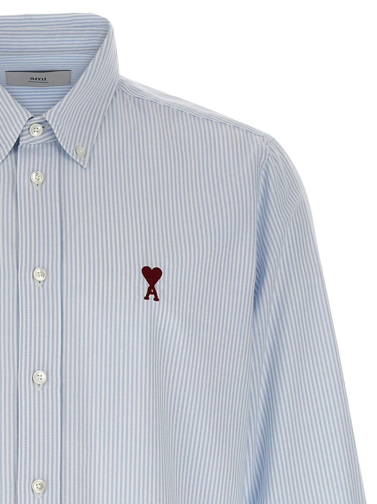 Ami Paris Ami De Coeur Shirt Blue, view 3