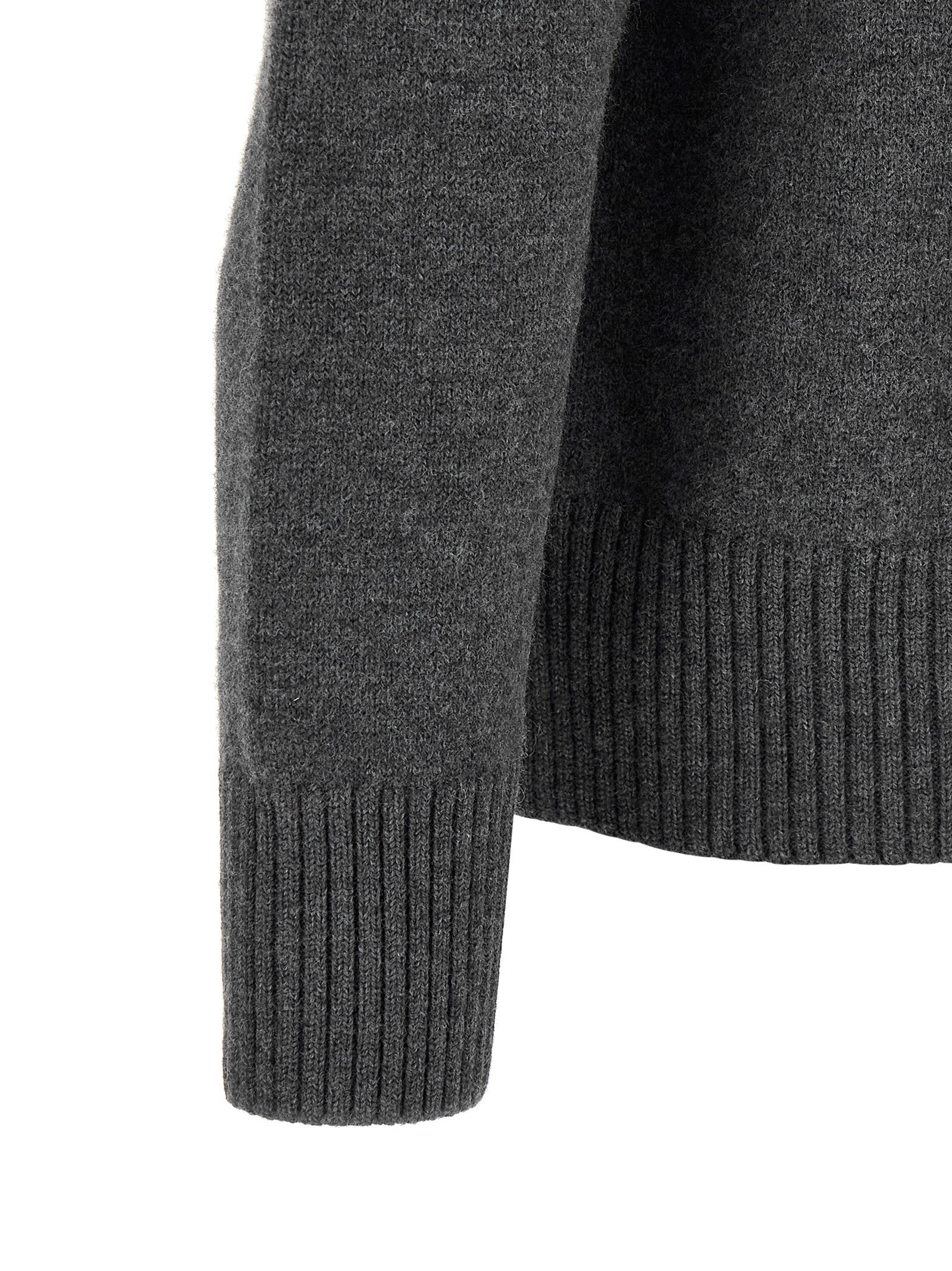 Ami Paris Ami De Coeur Sweater Grey