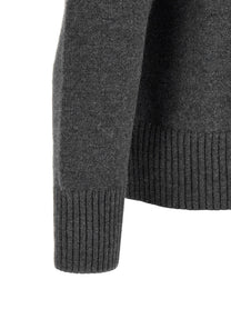 Ami Paris Ami De Coeur Sweater Grey