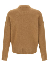 Ami Paris Ami De Cœur Sweater Beige