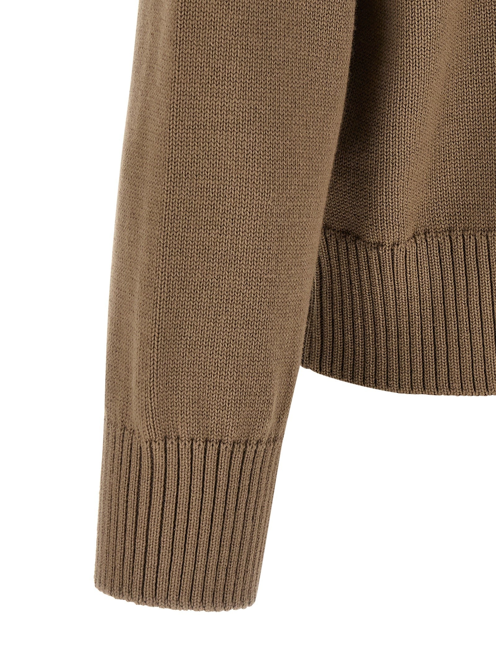 Ami Paris Ami De Coeur Sweater Beige