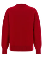 Ami Paris Ami De Coeur Sweater Red