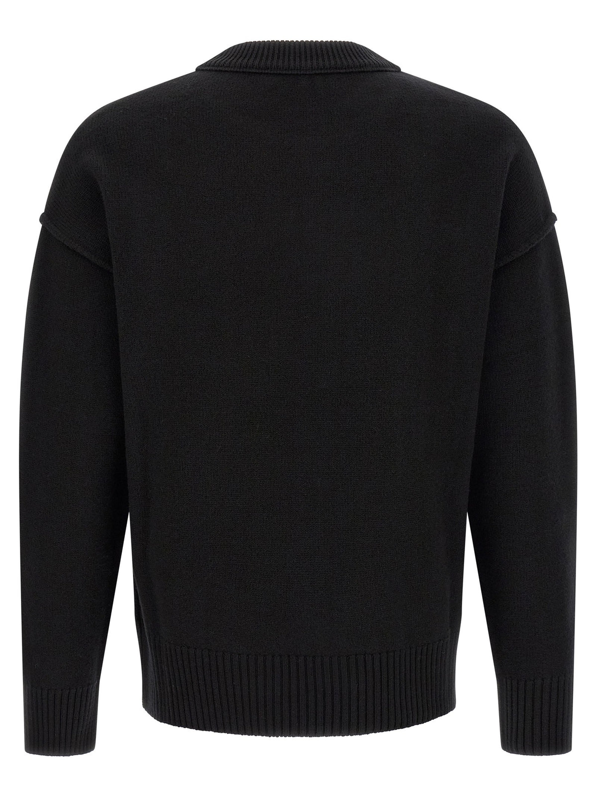 Ami Paris Ami De Coeur Sweater Black