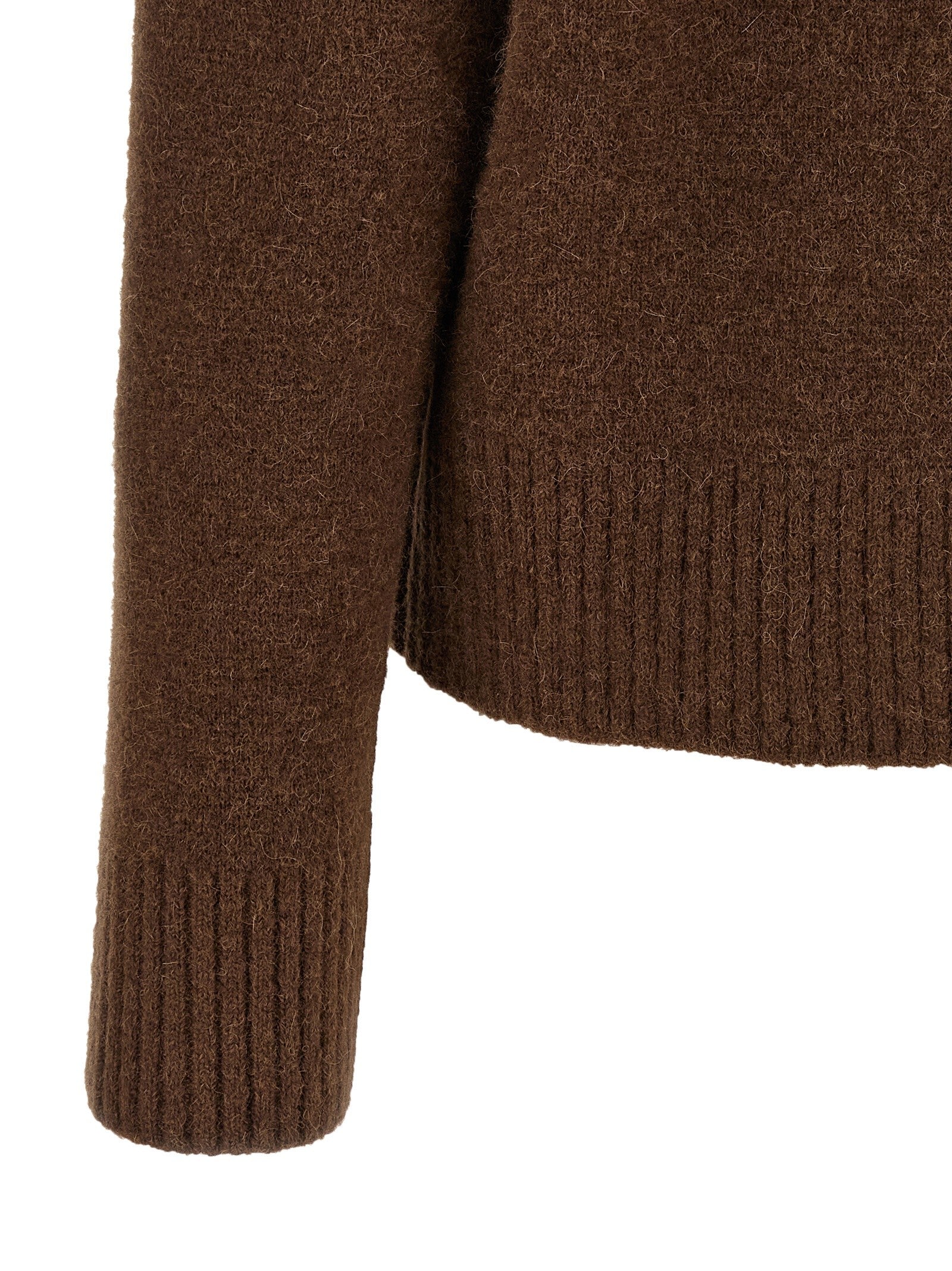 Ami Paris Ami De Cœur Sweater Brown