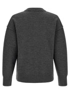 Ami Paris Ami De Coeur Sweater Grey, view 2