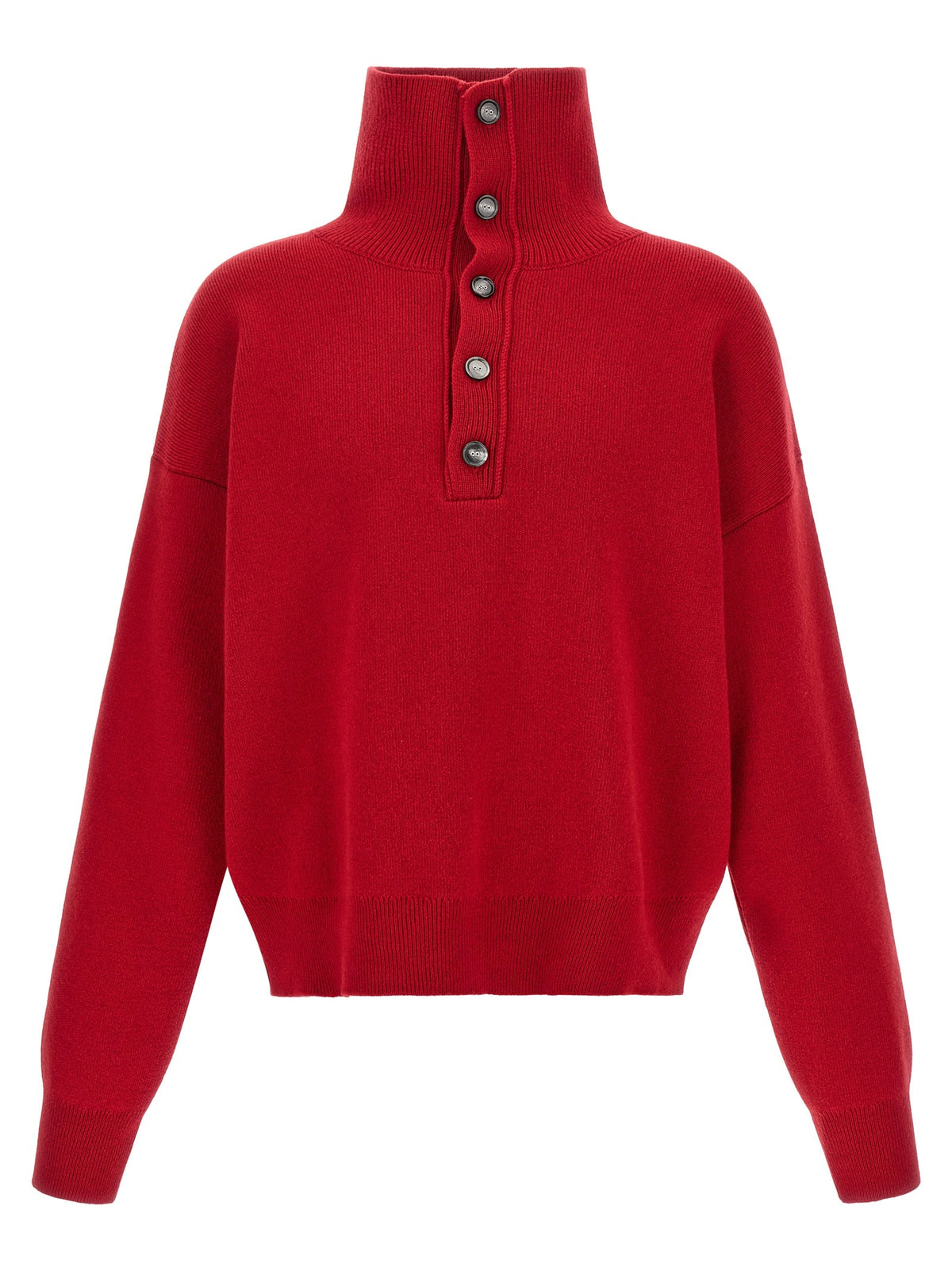 Ami Paris Ami De Cœur Sweater Red
