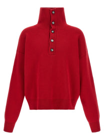 Ami Paris Ami De Cœur Sweater Red