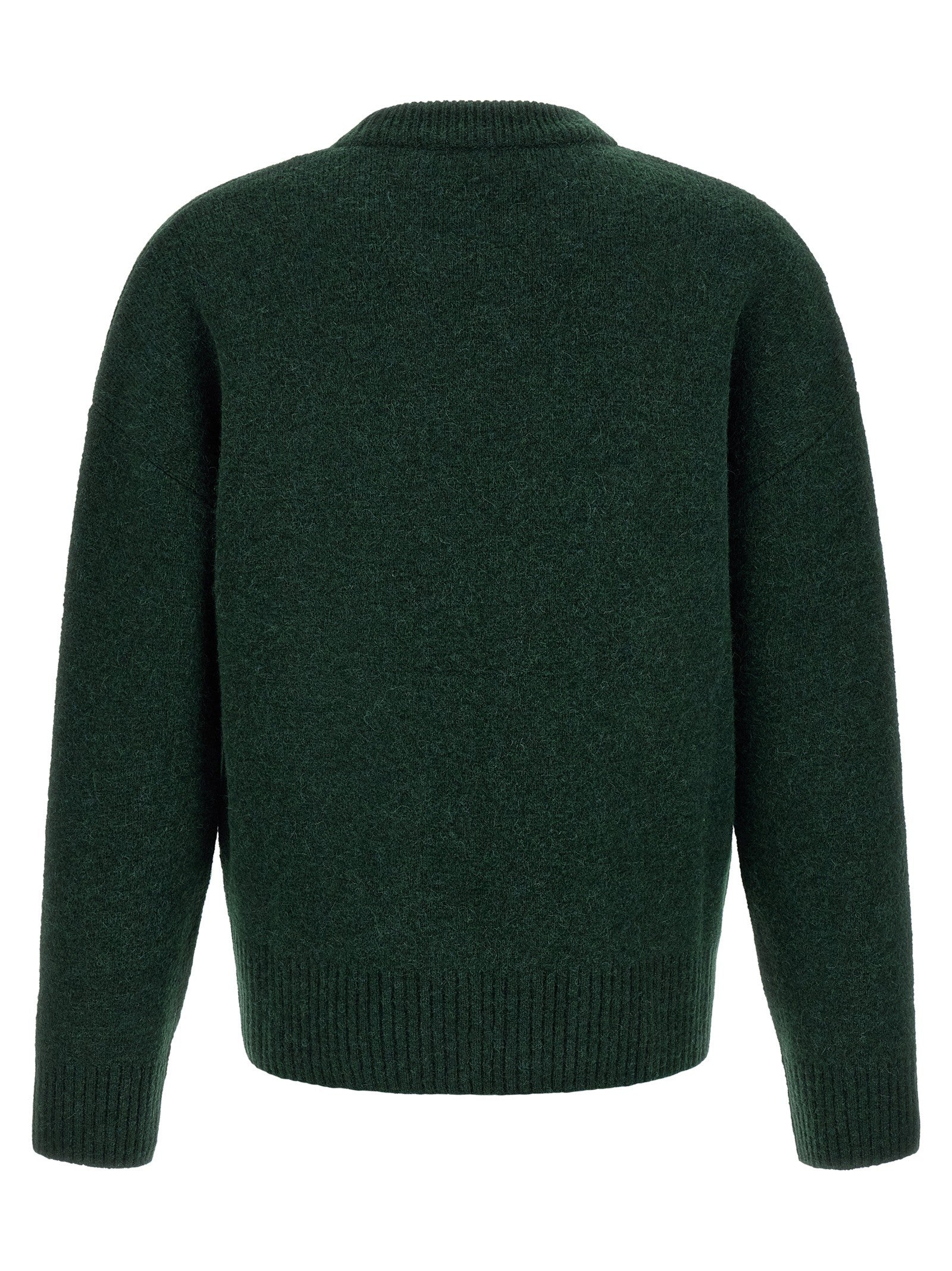 Ami Paris Ami De Coeur Sweater Green