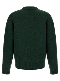 Ami Paris Ami De Coeur Sweater Green