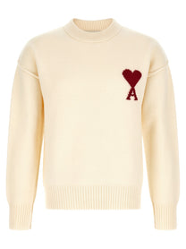 Ami Paris Ami De Coeur Sweater Red