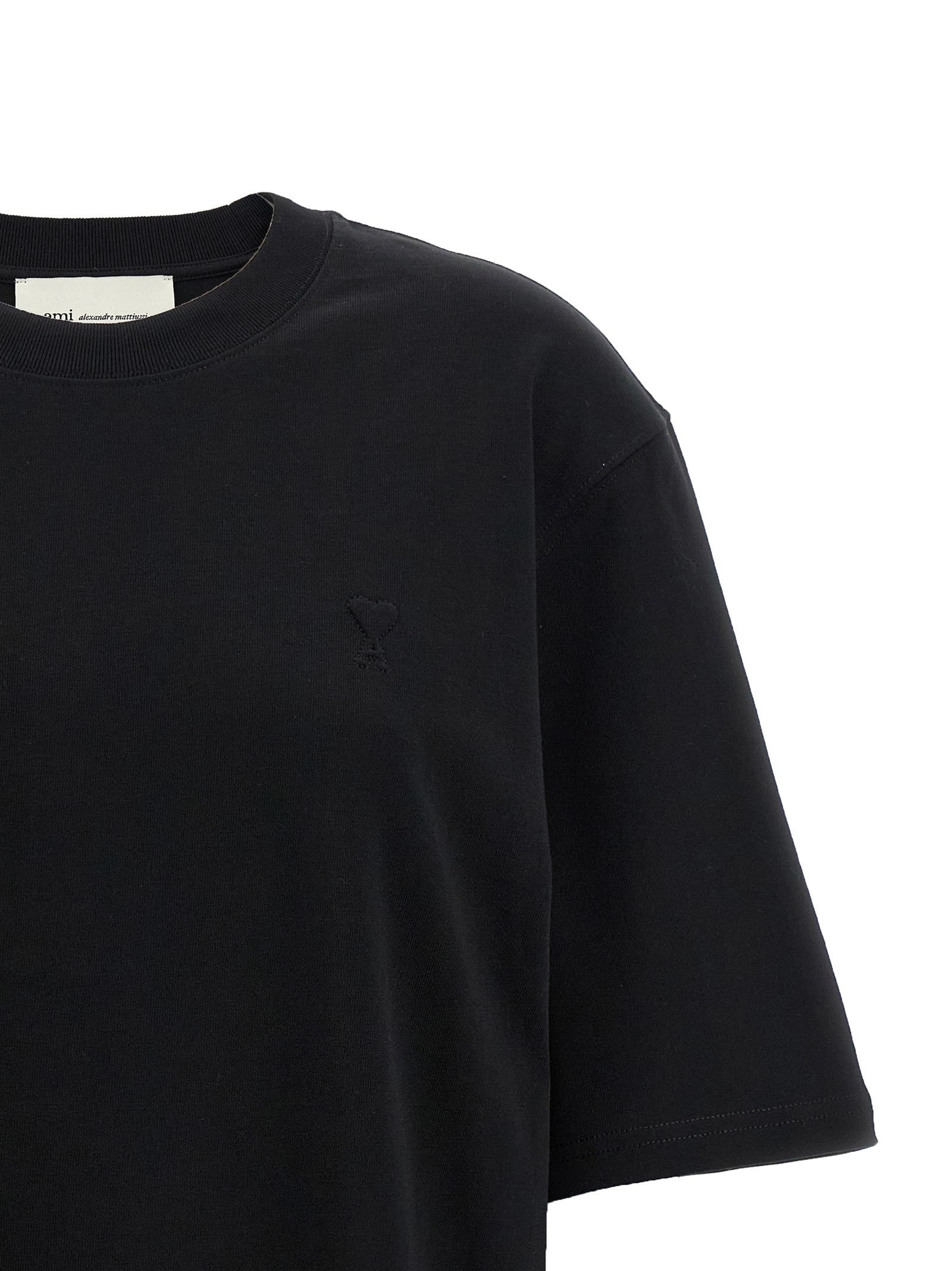Ami Paris Ami De Coeur Shirt Black