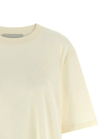Ami Paris Ami De Coeur Shirt Beige