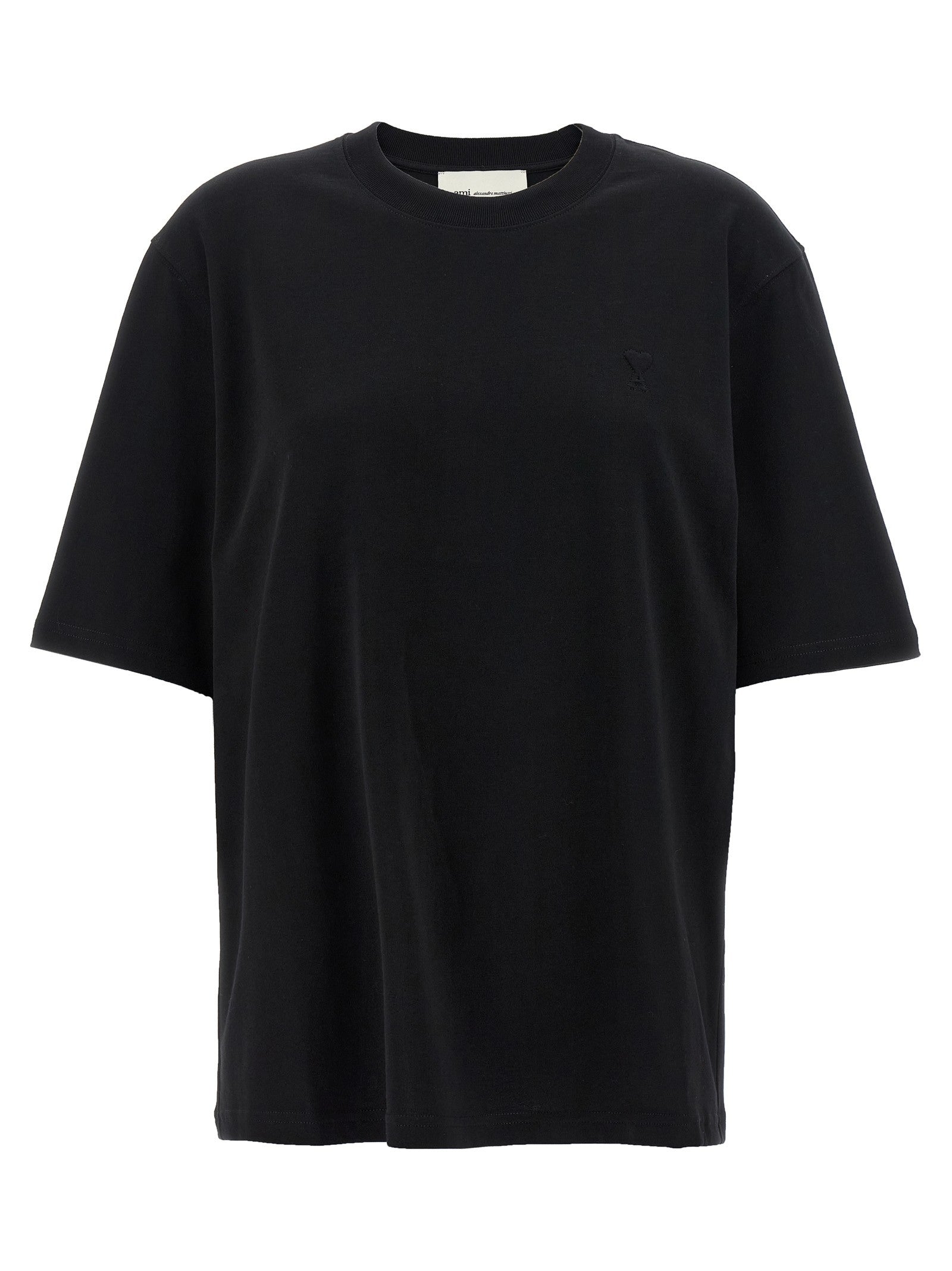 Ami Paris Ami De Coeur Shirt Black