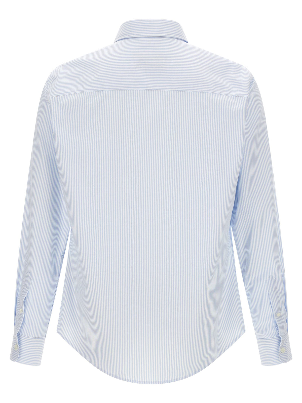 Ami Paris Ami De Coeur Blue Stripes Shirt Blue, view 2