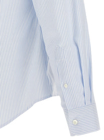 Ami Paris Ami De Coeur Blue Stripes Shirt Blue, view 4